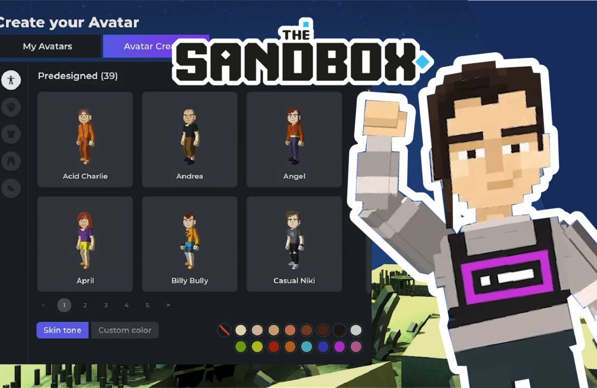 The Sandbox 角色造型創建教學 在元宇宙上你也是創世者