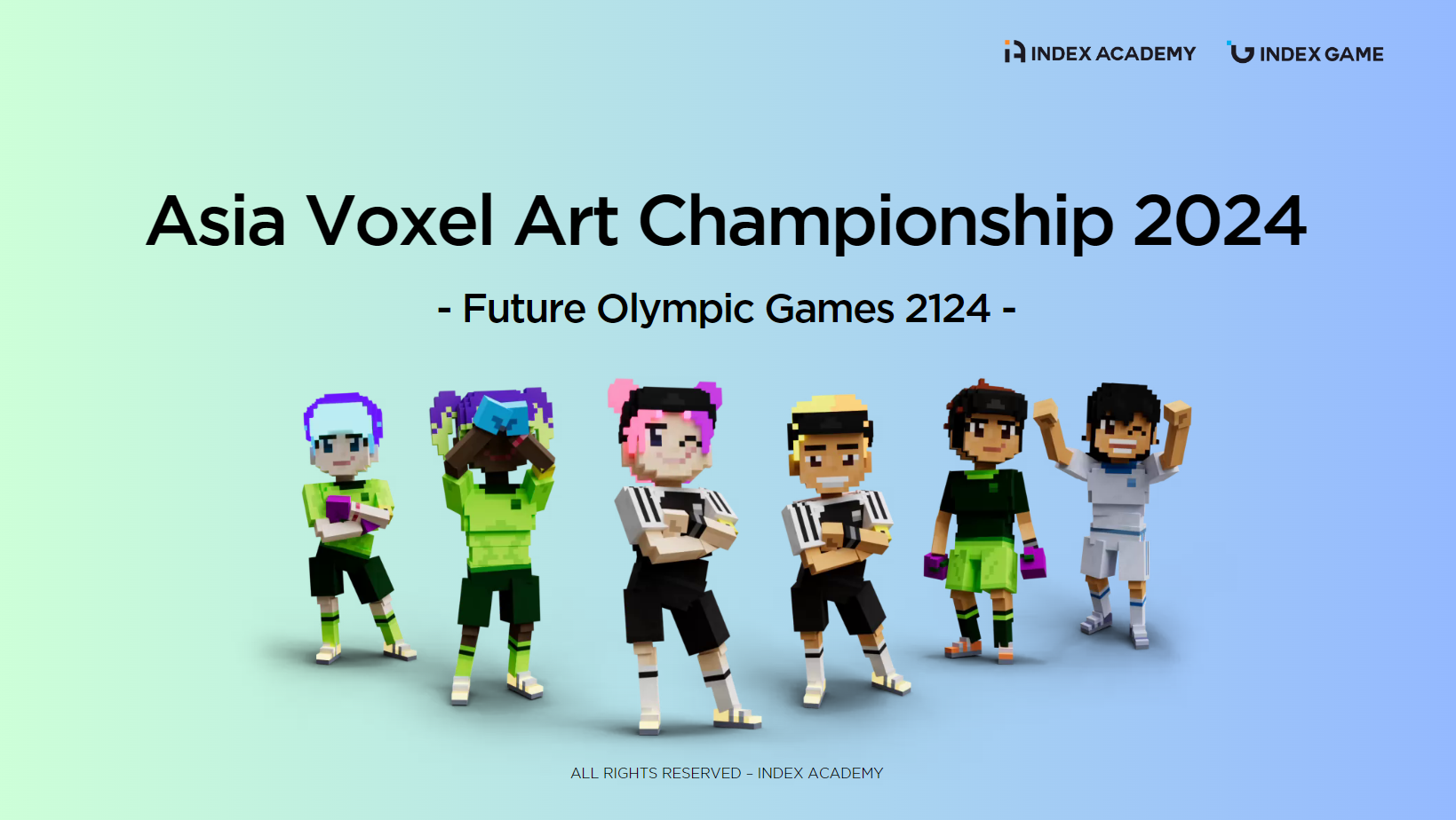 2024 亞洲區 Voxel Art 大賽 – 未來的奧林匹克